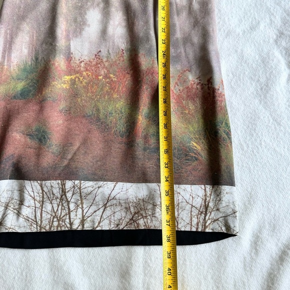 Nice Things by Paloma Knee Length Shirt Dress Abstract Art Size 6 - Picture 8 of 10